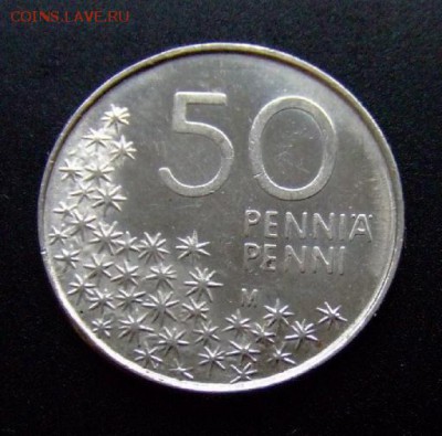 3 - Финляндия 50 пенни (1990) «Белый медведь» Р