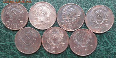 20 Копеек 1935-56 г. (7 шт.) окон. 24.01.2015 г. 22-00 МСК. - 22