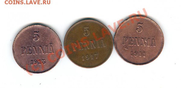 5 ПЕННИ ФИНЛЯНДИЯ 1911,1913,1917 до 27.05.2010 21:00 - Scan0015