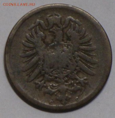Куплю монеты Кайзеровской Германии - 1874-2 пфеннига-оборот