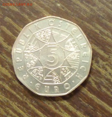 АВСТРИЯ - 5 евро 100 лет горнолыжному спорту до 27.01, 22.00 - Австрия 5 евро 100 лет лыжному спорту 1