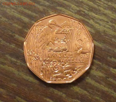 АВСТРИЯ - 5 евро Страна воды ЦАПЛЯ, до 27.01, 22.00 - Австрия 5 евро Земля воды