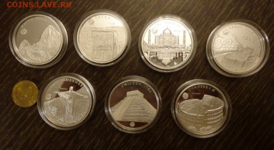 МОНГОЛИЯ - 7 ЧУДЕС СВЕТА наб. 7 шт. шикарный до 27.01, 22.00 - Монголия 7 чудес наб. 7 штук