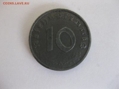 ГЕРМАНИЯ, 10 пфеннигов 1944 год А (норм.) до 22.01.15 г - IMG_0872.JPG