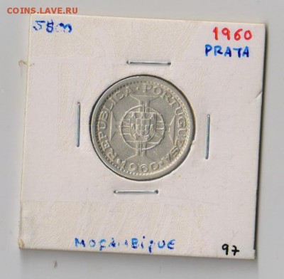 Мозамбик 5 эскудо 1960 г до 24.01.2015г - 1