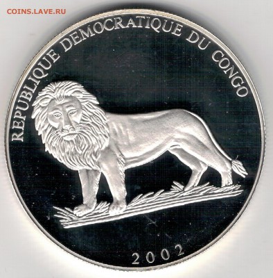 Конго 10 франков 2002 Футбол: Испания 26.01.15 в 22ч (А710) - 4-кон10исп