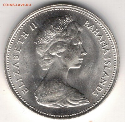 Ag Багамы 50 центов 1966 Марлин до 26.01.15 в 22.00 (А641) - 5-баг