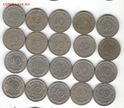 Продам иностранные монеты стран Европы(ходячка, погодовка) - дания21