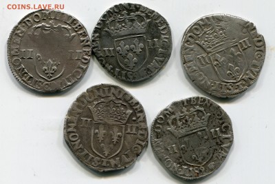 4 экю, Франция 1579`88`89`91`1609 - permis617