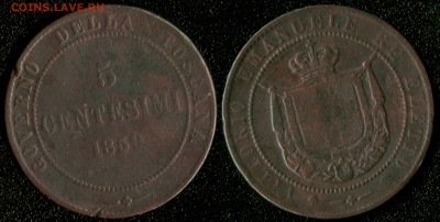 Тоскана 5 чентезими 1859 до 22:00мск 26.01.15 - Тоскана 5 чентезимо 1859