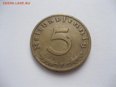 Германия. 5 пфеннигов 1938г. - монеты 925