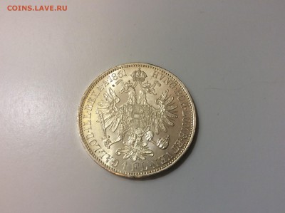 Флорин 1861 с блеском до 28.01 - image