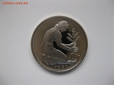 ФРГ, 50 пфеннигов 1991 год (пруф) до 26.01.15 г - IMG_1357.JPG