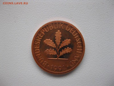 ФРГ, 1 пфенниг 1991 год (пруф) до 26.01.15 - IMG_1361.JPG