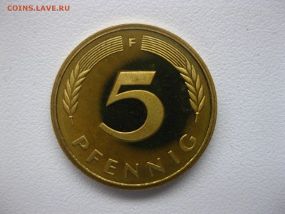 ФРГ, 5 пфеннигов 1991 год (пруф) до 26.01.15 г - IMG_1362.JPG