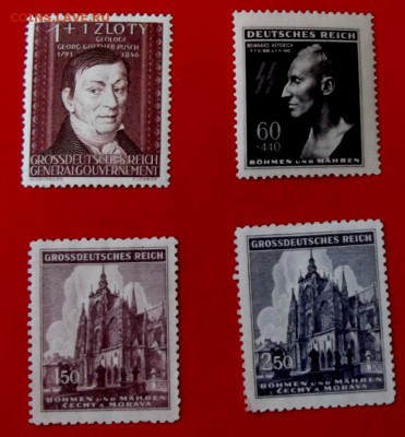 Марки Германия 3й рейх  чистые* 4 шт. до 29.01.15г. - DSCF2155.JPG