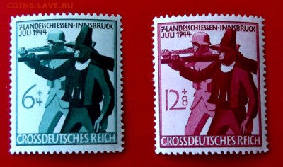 Марки Германия 3й рейх  чистые** MNH 2 шт. до 29.01.15г. - DSCF2166.JPG