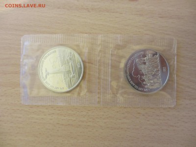 СССР 2 монеты по 1 рублю Бородино 1987 ПРУФ (в запайке) - IMG_2764.JPG