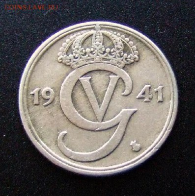 3 - Швеция 25 эре (1941 G) А
