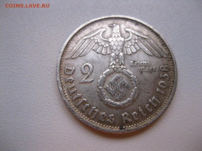 ГЕРМАНИЯ,2 марки 1938В(Гинденбург)!до 26.01.2015 - IMG_1546.JPG
