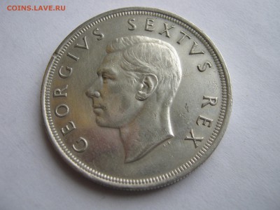 ЮАР 5 шилингов 1952. Георг VI. Серебро. ПРЕДПРОДАЖНАЯ. - 021.JPG