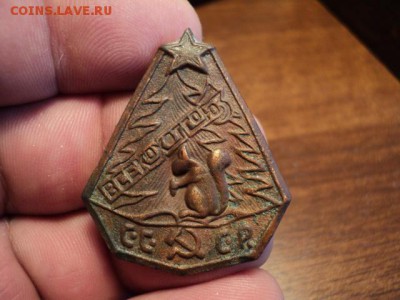 Знак "ВсекОхотСоюз" 20-е г.  до 28.01.15 - DSC03634.JPG