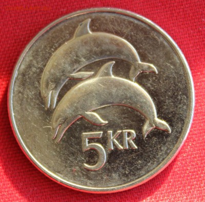 С 1 руб.ИСЛАНДИЯ 5 крон 2007г.ДЕЛЬФИНЫ   до 30.01.15г. в 22 - IMG_3377.JPG