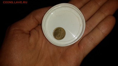 10 копеек 2001 спмд, плащ с вертикальными вскидками - 20150112_001606