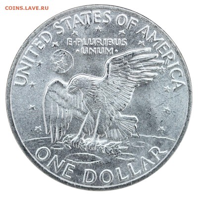 СЕРЕБРО США - доллар, халфы, дайм (40, 90% серебра) UNC Gems - dollar 1971 obv.JPG