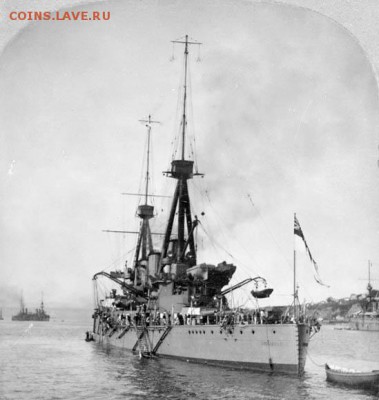Монеты с Корабликами - HMS_Indomitable_Quebec_Tercentenary_LAC_3398272