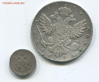 10 копеек 1802+ 1рубль 1739 СПБ - 1802_1