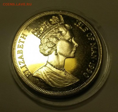 Крона о.Мэн Королева мать 1990г. в капсуле - 20150124_174325