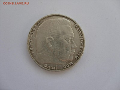 2 марки 1937 F. Германия. С рубля. - Аук 2 марки 1937 F - 2.JPG