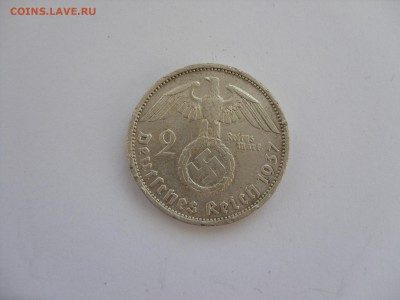 2 марки 1937 F. Германия. С рубля. - Аук 2 марки 1937 F - 1.JPG
