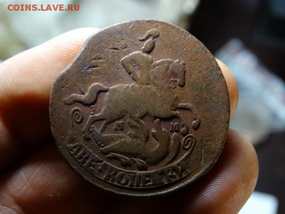 Кладовые 2 коп. 1764 ММ  Хороший!  Перечекан - DSC09371.JPG