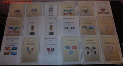ERSTTAGSBLATT (ESB), 102 буклета (карты) с марками, оценка - 1