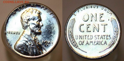 США 1 цент 1943г до 27.01 22-00 мск - 1