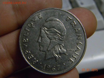 50 франков новая Каледония 1967г. - DSCN6181_thumb