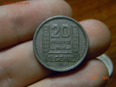 20 франков Алжир 1949г. - DSCN6195_thumb