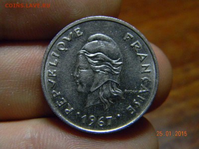 10 франков Французская Полинезия 1967г. - DSCN6206_thumb