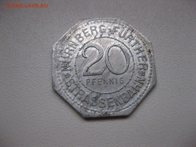 НЮРНБЕРГ,20 пфеннигов 1921г(Мартин Бехайм)!до 28.01.2015 - IMG_1614.JPG