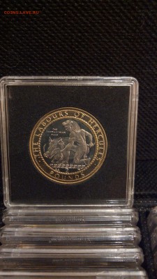 6 монет по 2 фунта из серии 12 Подвигов Геракла. Тираж 7500. - 6