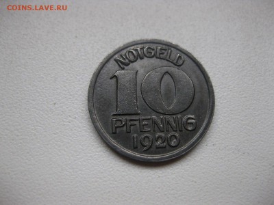 ХАЛЛЕ,10 пфеннигов 1920г(железо)!до 28.01.2015 - IMG_1625.JPG