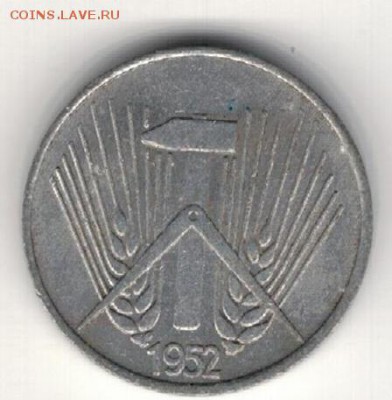 ГДР ПФЕННИГ 1952А ДО 29.01.15 В 22.00МСК (А653) - 4-1гдр52