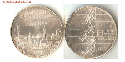 10 марккаа 1971г. Финляндия до 30.01.2015 в 22.10МСК - 10марк1971Фин