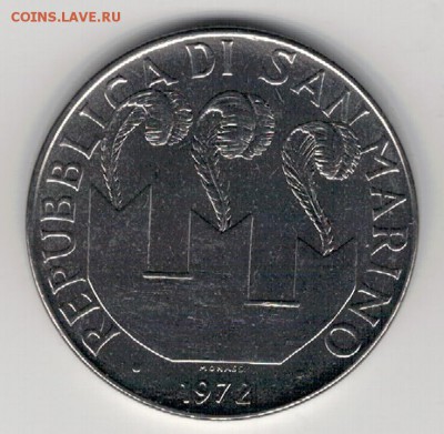 САН-МАРИНО 100 ЛИР 1972 СВ.МАРИН ДО 29.01.15 В 22Ч (А669) - 4-см100