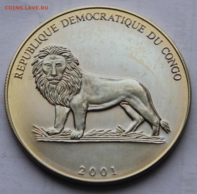 5франков 2001 КОНГО Чемп мира по футболу германия 2006 29.01 - г2