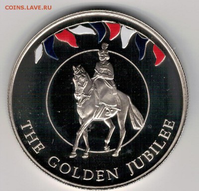 ФОЛКЛЕНДЫ КРОНА 2002 ЗОЛОТОЙ ЮБИЛЕЙ 29.01 В 22.00МСК (9693) - 4-фол1