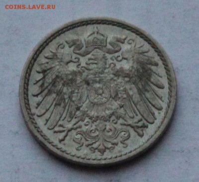 2 х 5 пфенингов Германия Империя 1891 А 1908 А до 29.01 - герм 10