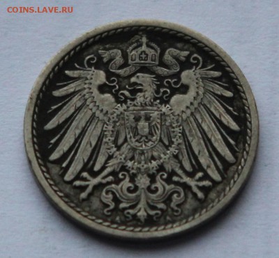 2 х 5 пфенингов Германия Империя 1891 А 1908 А до 29.01 - герм 08